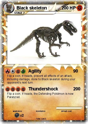 Pokemon Black skeleton