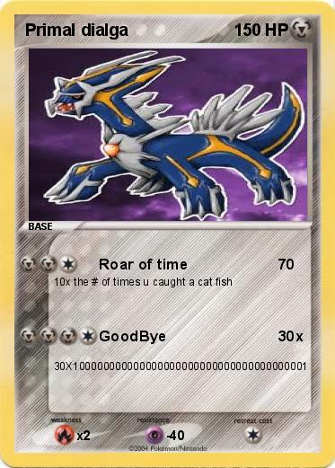 Pokemon Primal dialga