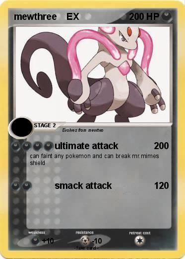 Pokemon mewthree    EX