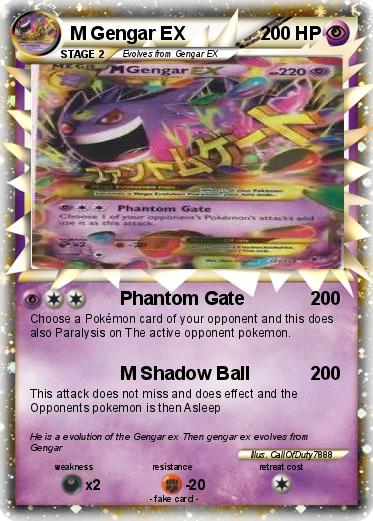 Pokemon M Gengar EX