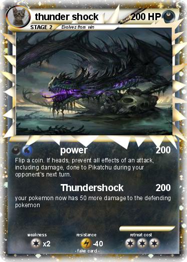 Pokemon thunder shock