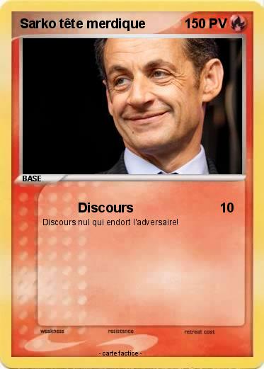 Pokemon Sarko tête merdique