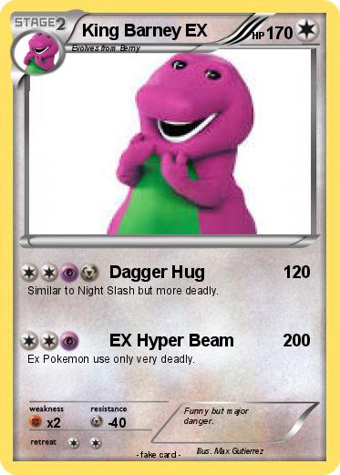 Pokemon King Barney EX