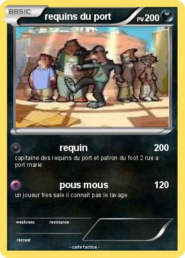 Pokemon requins du port