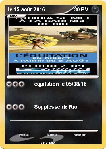 Pokemon le 15 août 2016