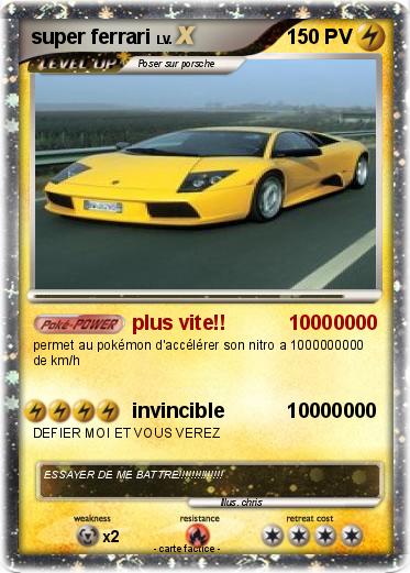 Pokemon super ferrari