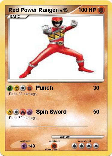 Pokemon Red Power Ranger