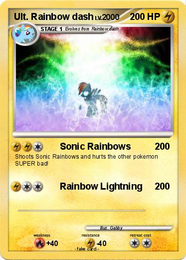 Pokemon Ult. Rainbow dash