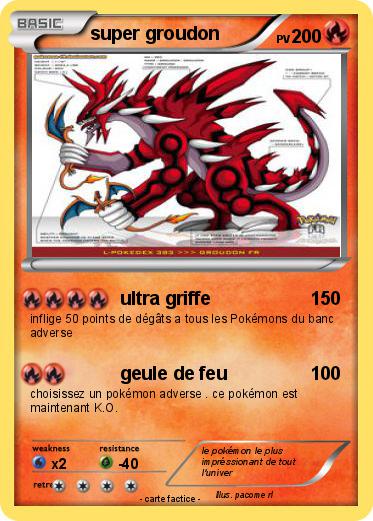 Pokemon super groudon