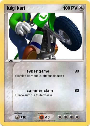 Pokemon luigi kart