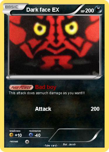 Pokemon Dark face EX