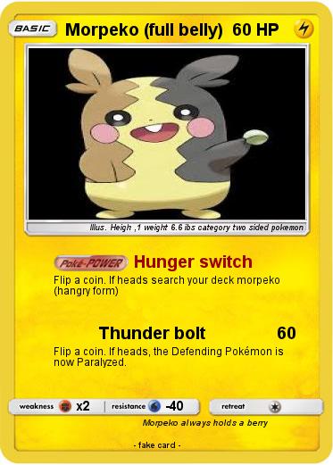 Pokemon Morpeko (full belly)