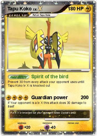 Pokemon Tapu Koko