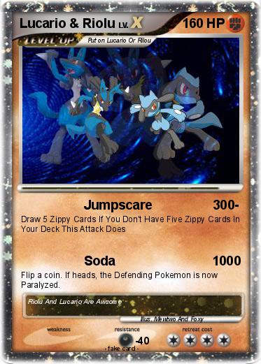 Pokemon Lucario & Riolu