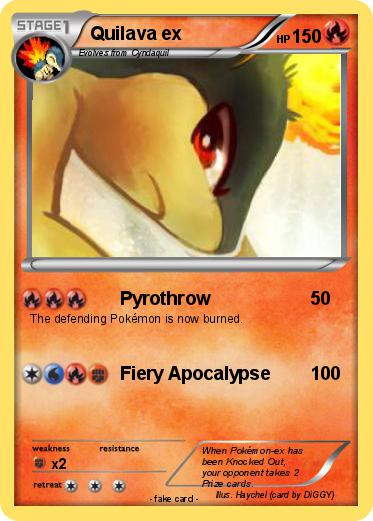 Pokemon Quilava ex