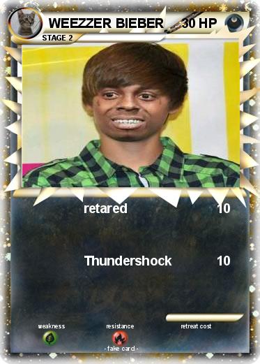 Pokemon WEEZZER BIEBER