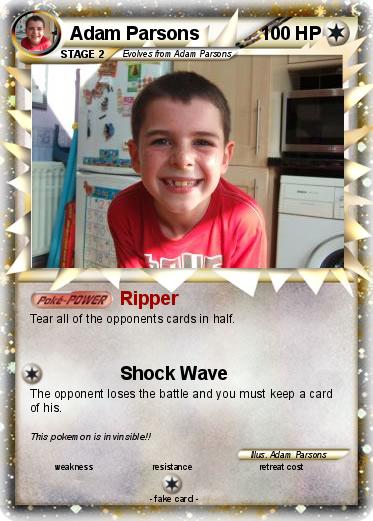 Pokemon Adam Parsons