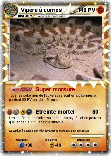 Pokemon Vipère à cornes