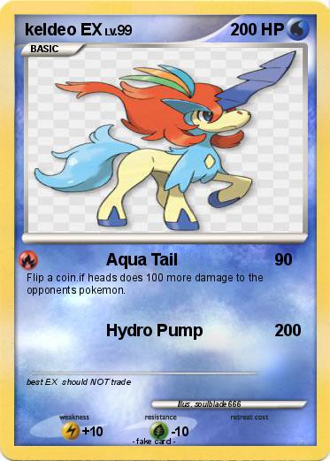 Pokemon keldeo EX