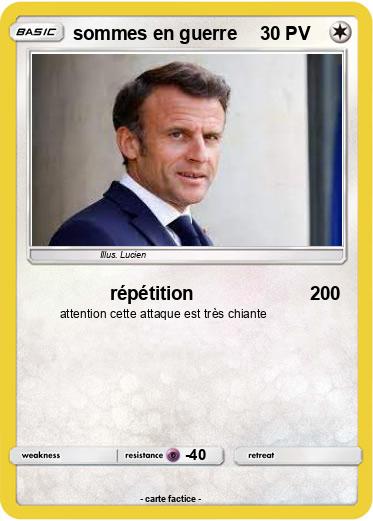 Pokemon sommes en guerre