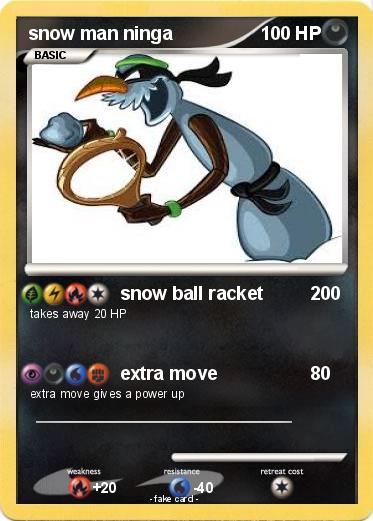 Pokemon snow man ninga