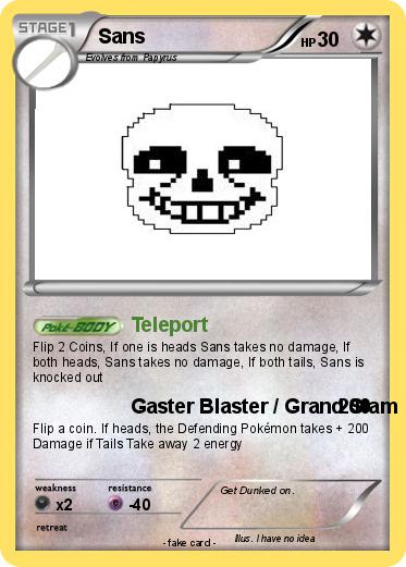 Pokemon Sans
