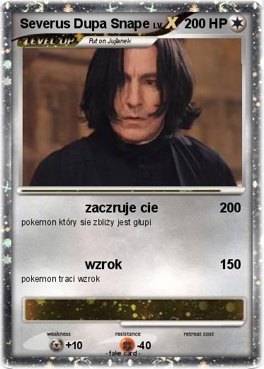 Pokemon Severus Dupa Snape