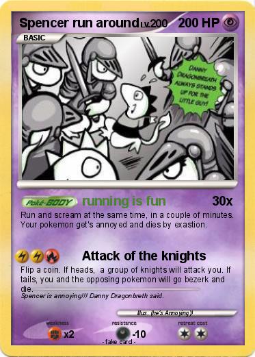 Pokemon Spencer run around