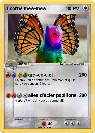 Pokemon licorne mew-mew