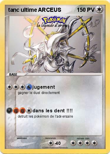 Pokemon tanc ultime ARCEUS