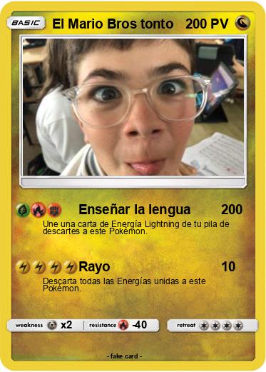 Pokemon El Mario Bros tonto