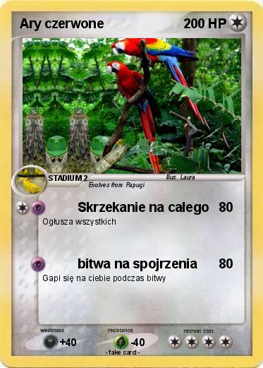 Pokemon Ary czerwone