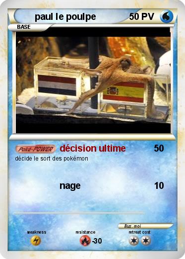 Pokemon paul le poulpe