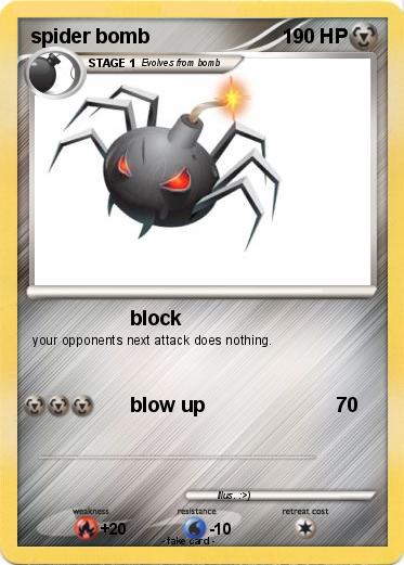 Pokemon spider bomb