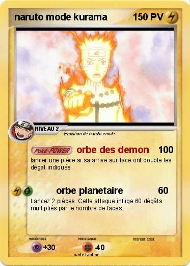 Pokemon naruto mode kurama