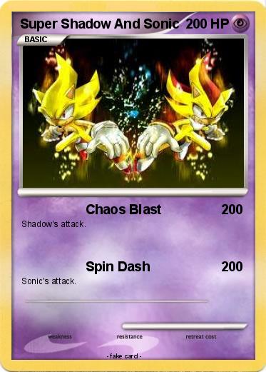 Pokemon Super Shadow And Sonic
