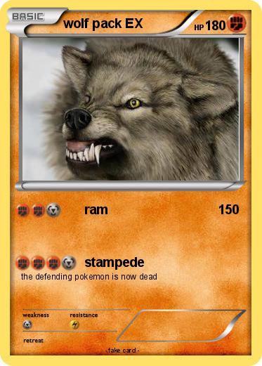 Pokemon wolf pack EX