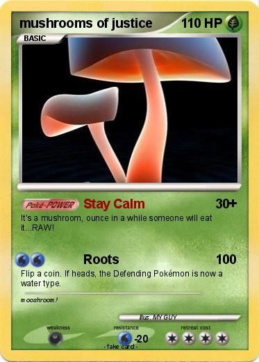 Pokemon mushrooms of justice