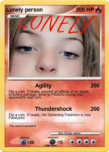 Pokemon Lonely person