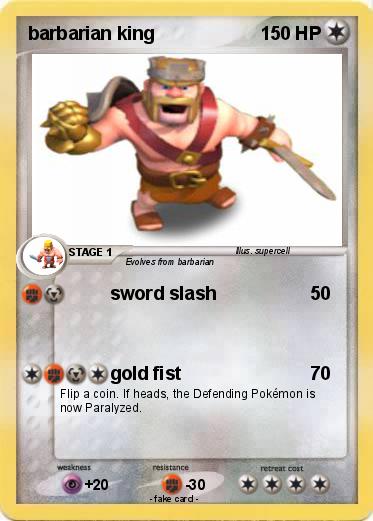 Pokemon barbarian king