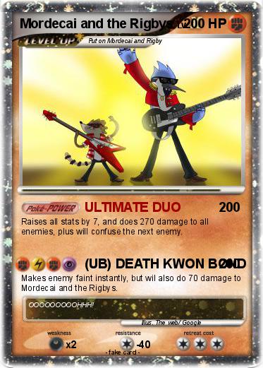 Pokemon Mordecai and the Rigbys