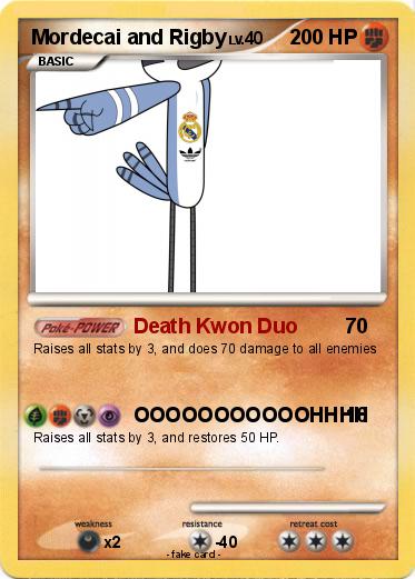 Pokemon Mordecai and Rigby