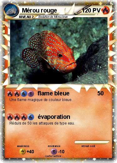 Pokemon Mérou rouge