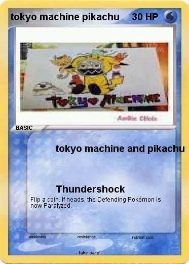 Pokemon tokyo machine pikachu
