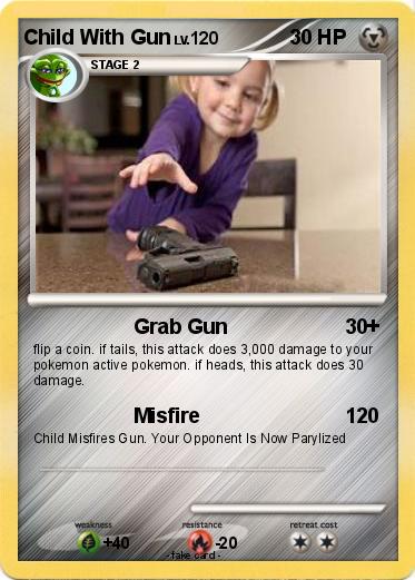Pokemon Child With Gun