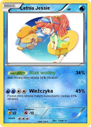 Pokemon Letnia Jessie