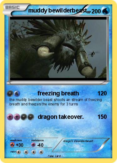 Pokemon muddy bewilderbeast