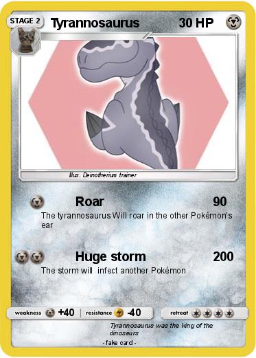 Pokemon Tyrannosaurus
