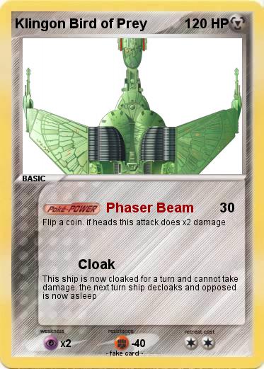 Pokemon Klingon Bird of Prey