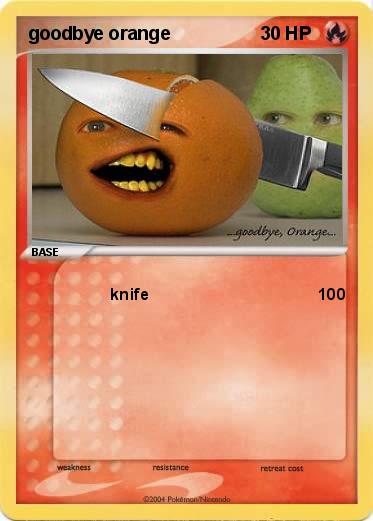 Pokemon goodbye orange